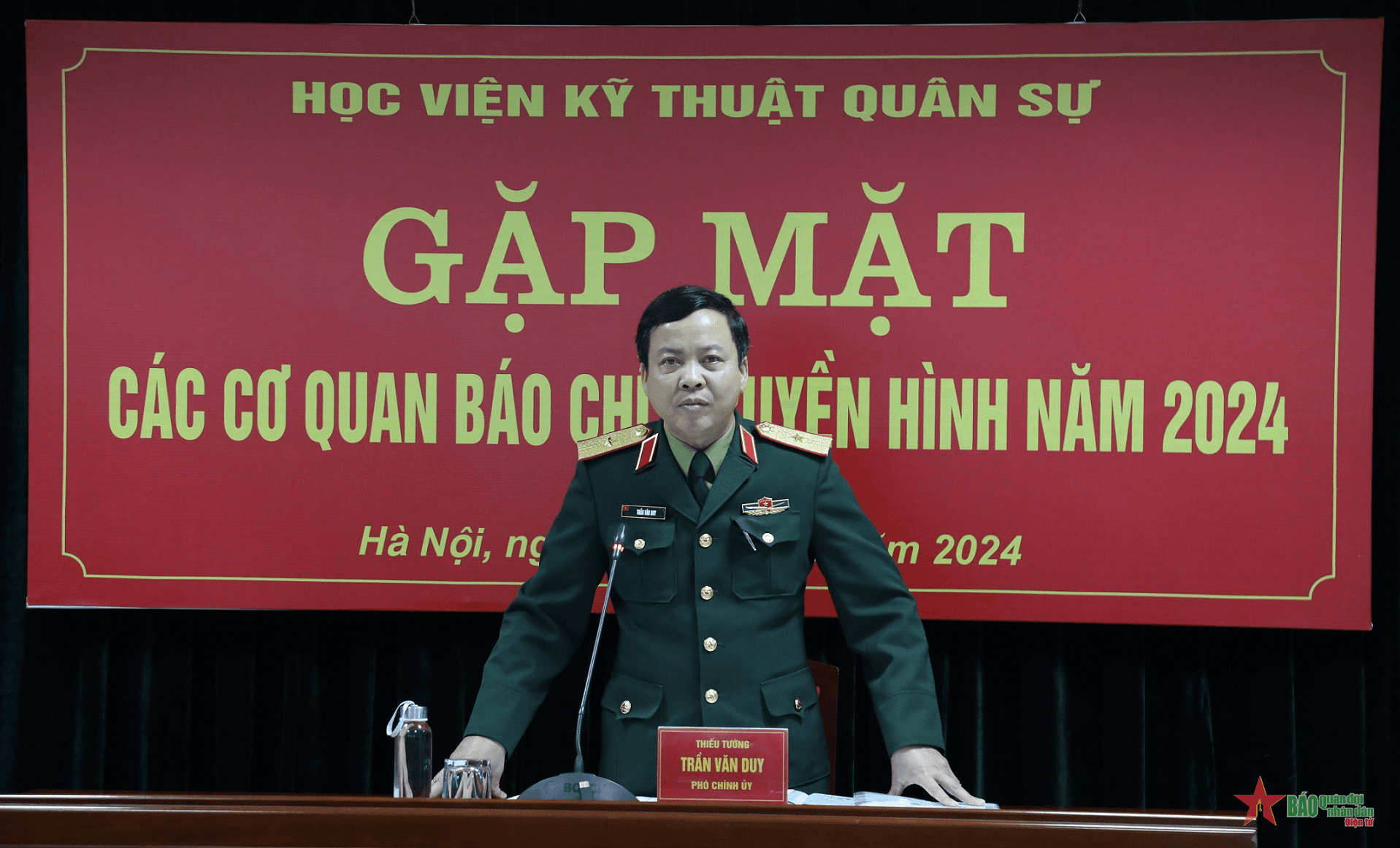 Các cơ quan thông tấn báo chí luôn đồng hành với Học viện Kỹ thuật quân sự