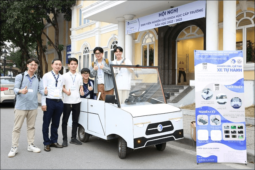 Xe tự hành mang thương hiệu sinh viên