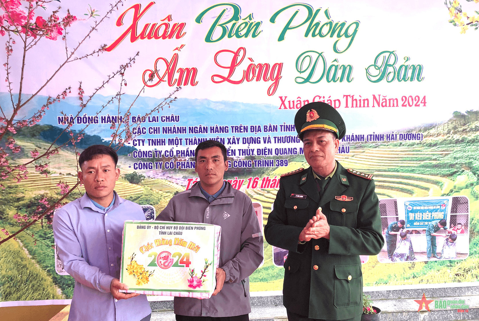Lai Châu: Chương trình “Xuân Biên phòng ấm lòng dân bản” tại bản Nhóm Pố