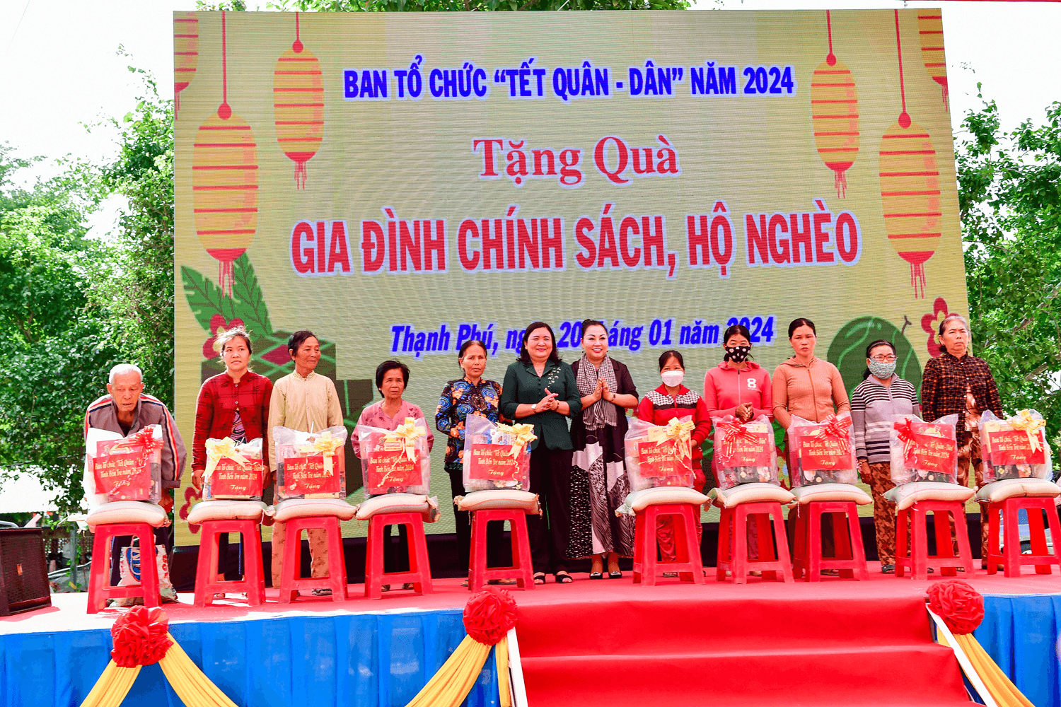 Ban chỉ đạo "Tết Quân - dân" tỉnh Bến Tre: Tổng kết các hoạt động "Tết Quân - dân" năm 2024