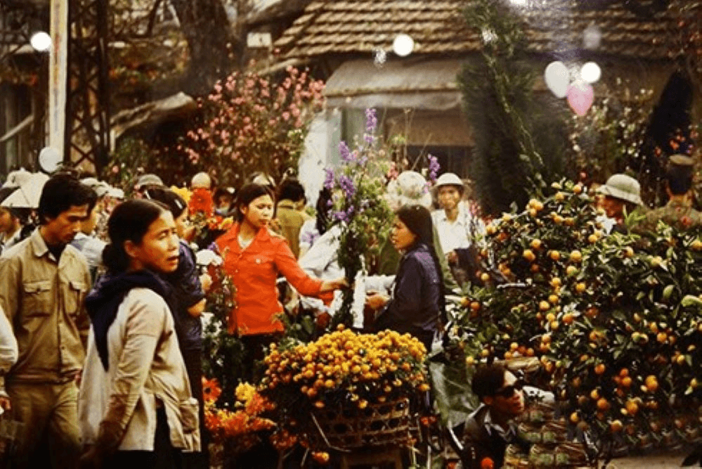Bâng khuâng nhớ chợ Tết quê