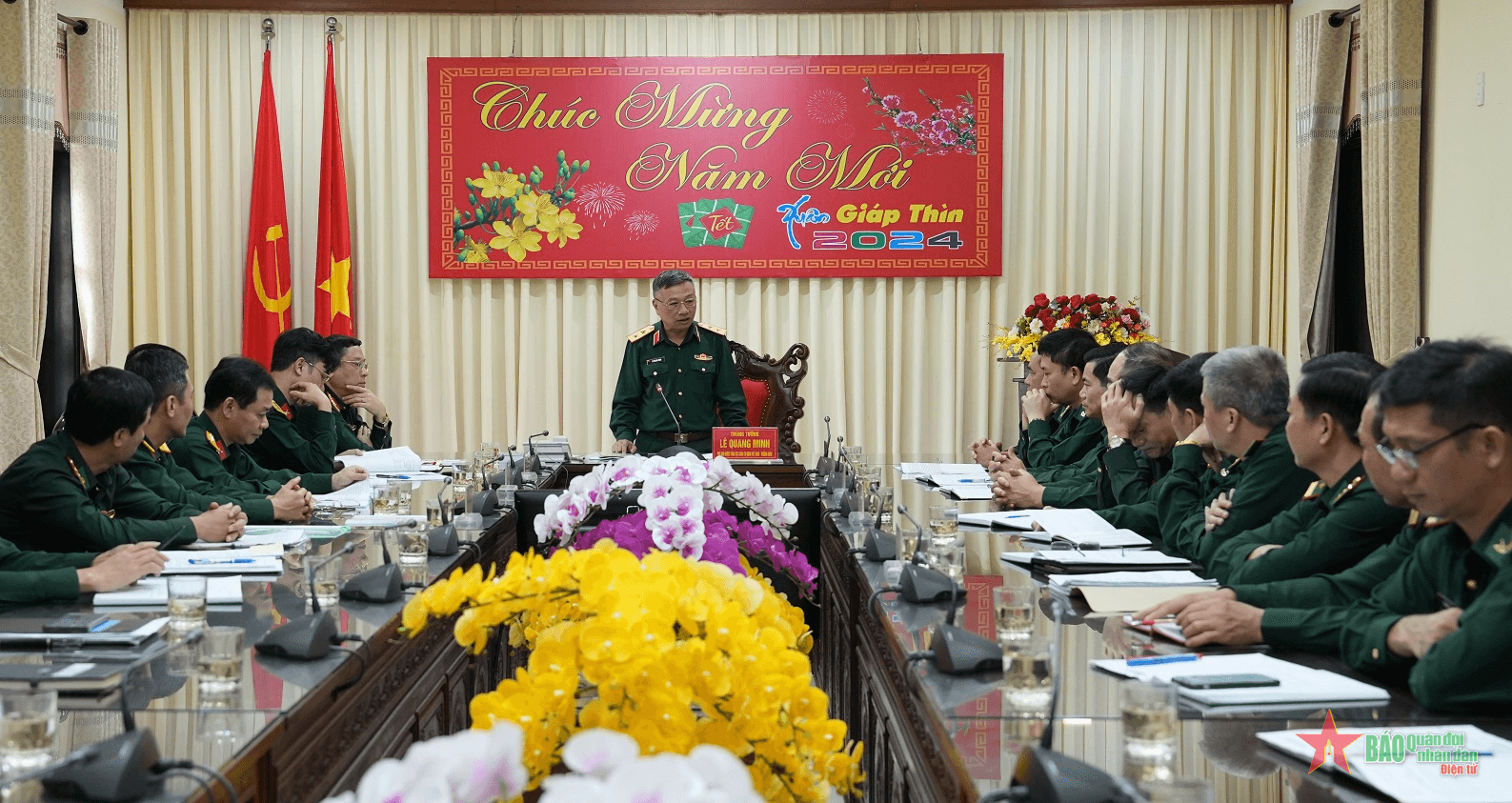 Trung tướng Lê Quang Minh kiểm tra, chúc Tết tại Quảng Nam
