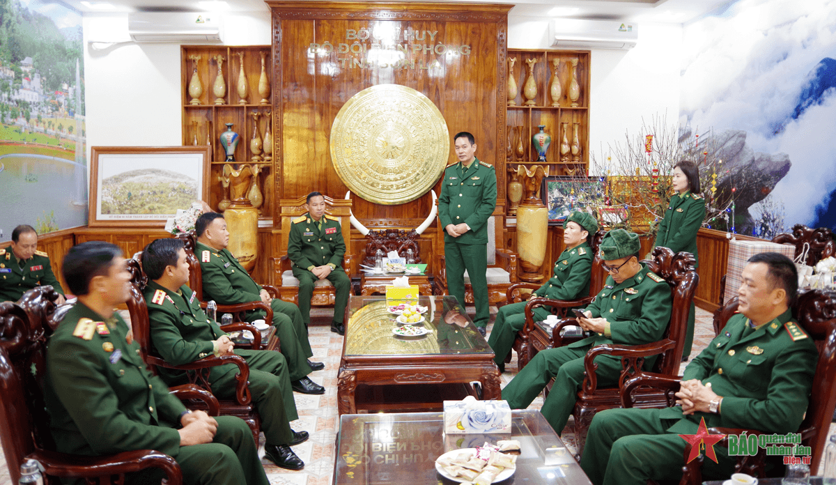 Tăng cường hợp tác giữa BĐBP tỉnh Sơn La với Công an tỉnh và Bộ CHQS tỉnh Huaphanh, Lào