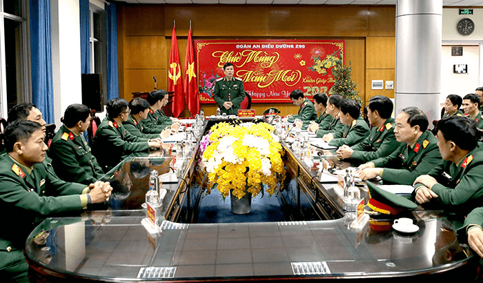 Tổng cục Hậu cần kiểm tra công tác sẵn sàng chiến đấu, chúc Tết Đoàn an, điều dưỡng 296