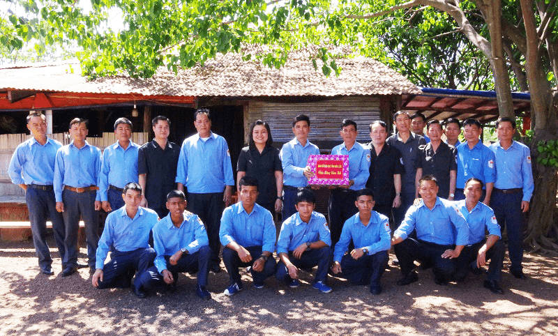 Tỉnh Đắk Lắk kiểm tra, chúc Tết Đội K51 tại Campuchia