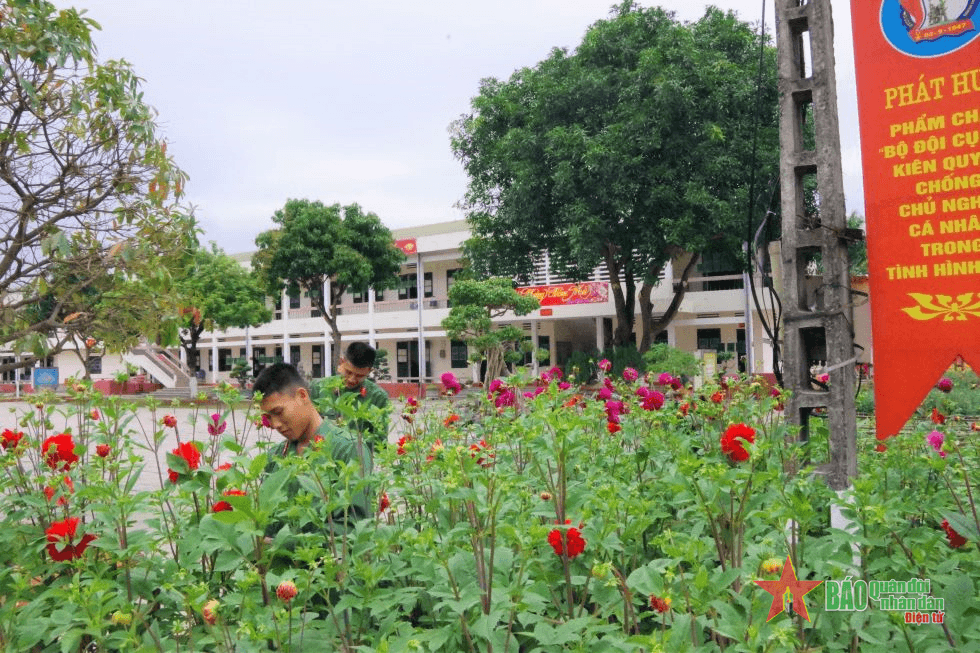 Không khí chuẩn bị đón Tết ở Sư đoàn 312