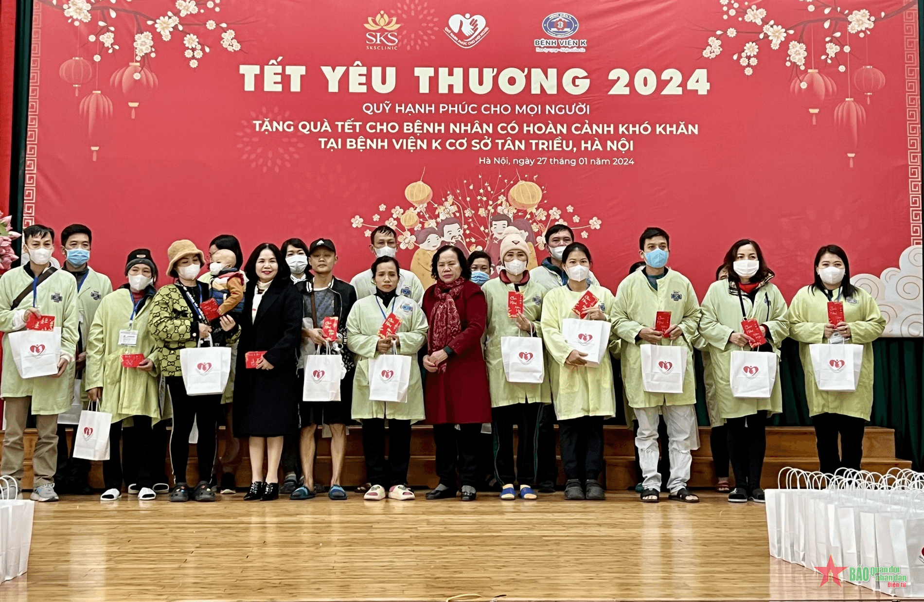 Quỹ “Hạnh phúc cho mọi người” trao 200 suất quà tặng bệnh nhân ung thư