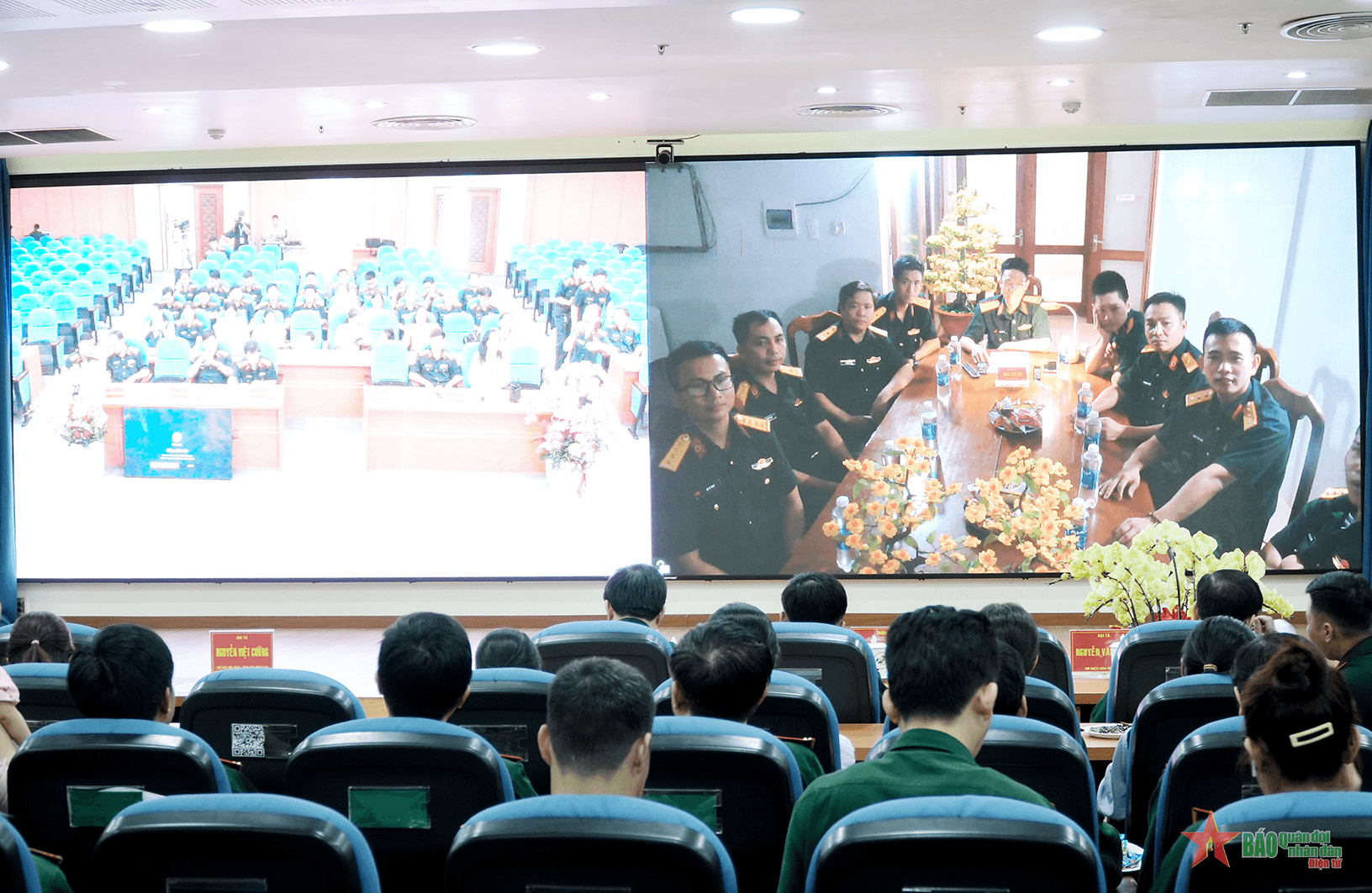 Bệnh viện Quân y 175 chúc Tết trực tuyến các thầy thuốc ở Bệnh xá đảo Trường Sa
