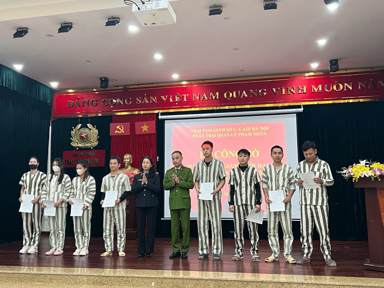 Giảm án phạt tù cho cho 83 phạm nhân dịp Tết Nguyên đán 2024
