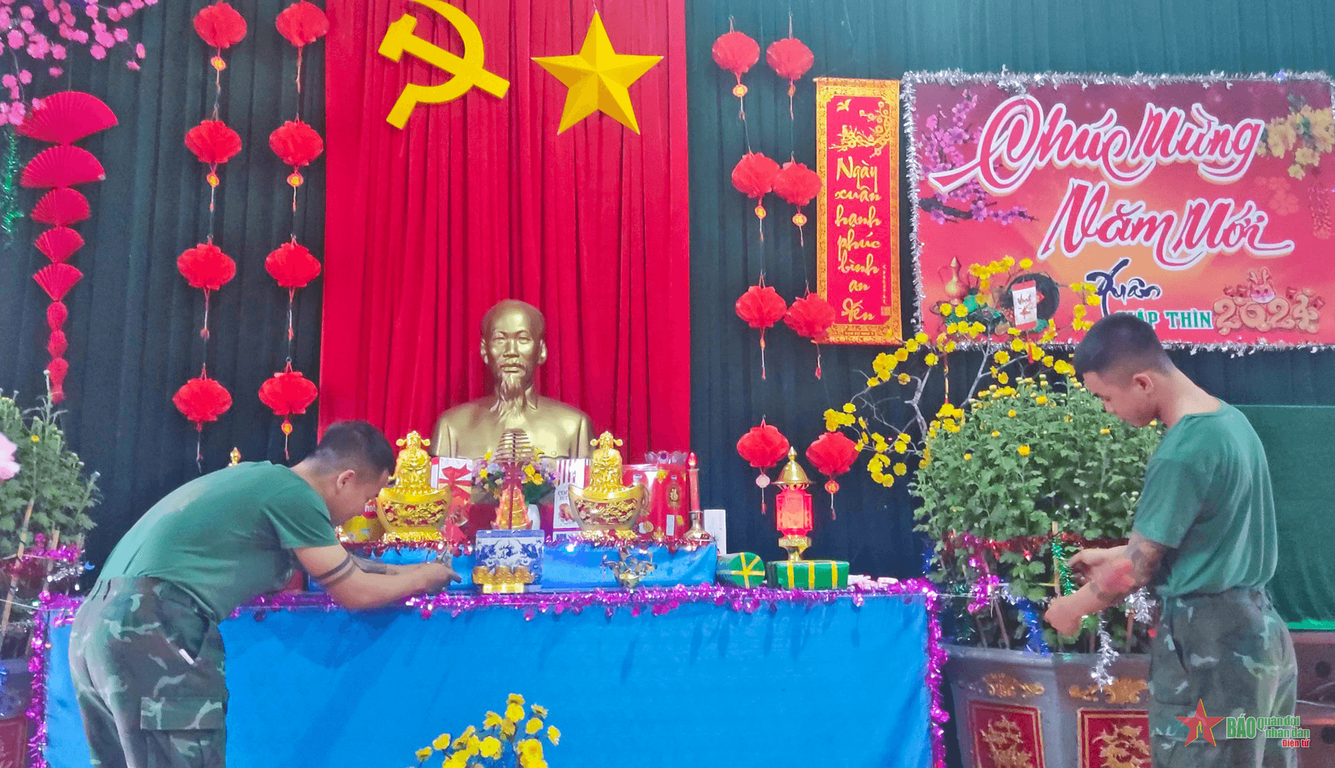Rộn ràng không khí chuẩn bị Tết ở Đoàn Pleime