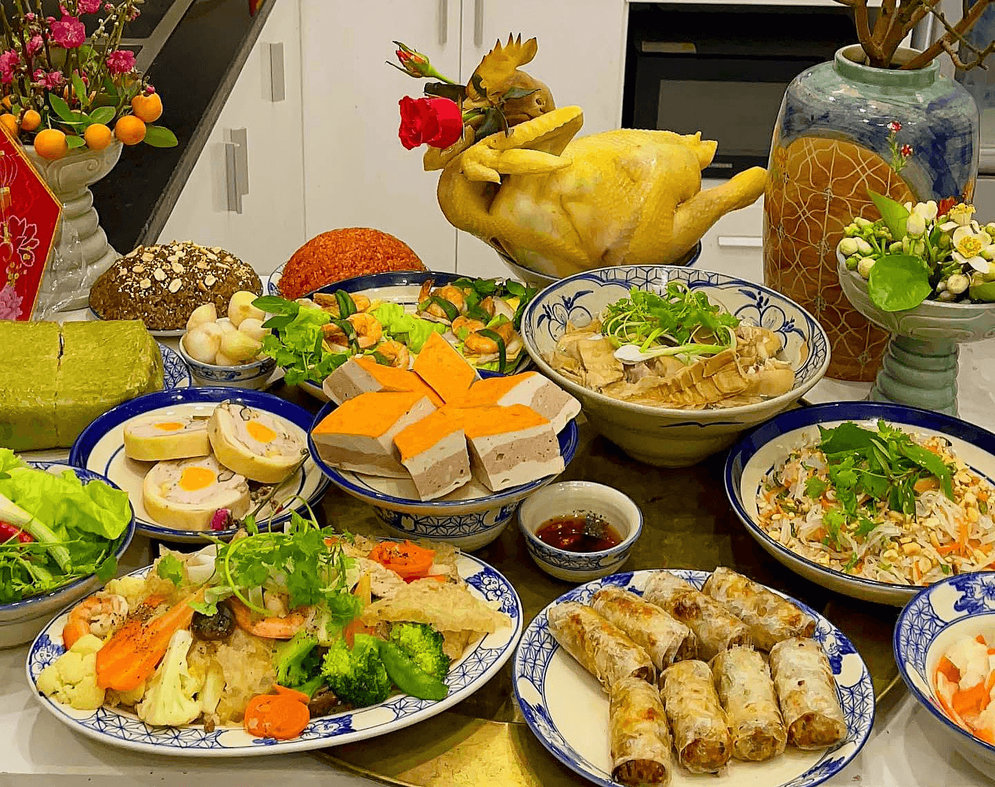 Mâm cỗ Tết truyền thống của người Hà Nội