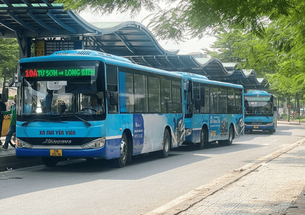 Xe buýt Hà Nội sẵn sàng đáp ứng nhu cầu đi lại tăng cao dịp Tết