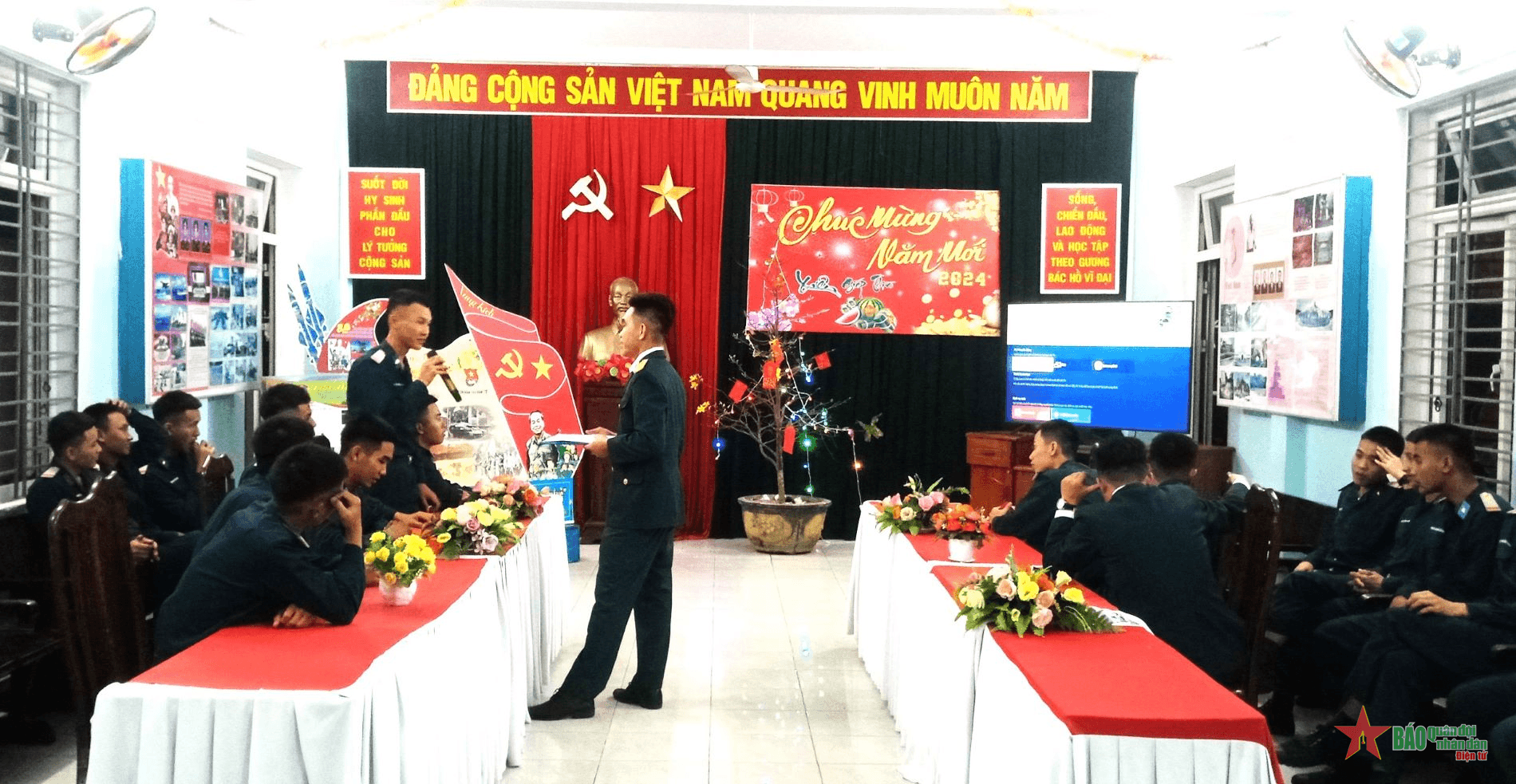 Trung đoàn 282 rộn ràng vui Xuân, đón Tết