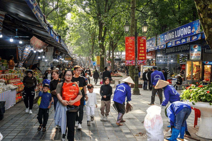 Hà Nội đón hơn 650.000 lượt khách du lịch trong dịp nghỉ Tết Nguyên đán 2024