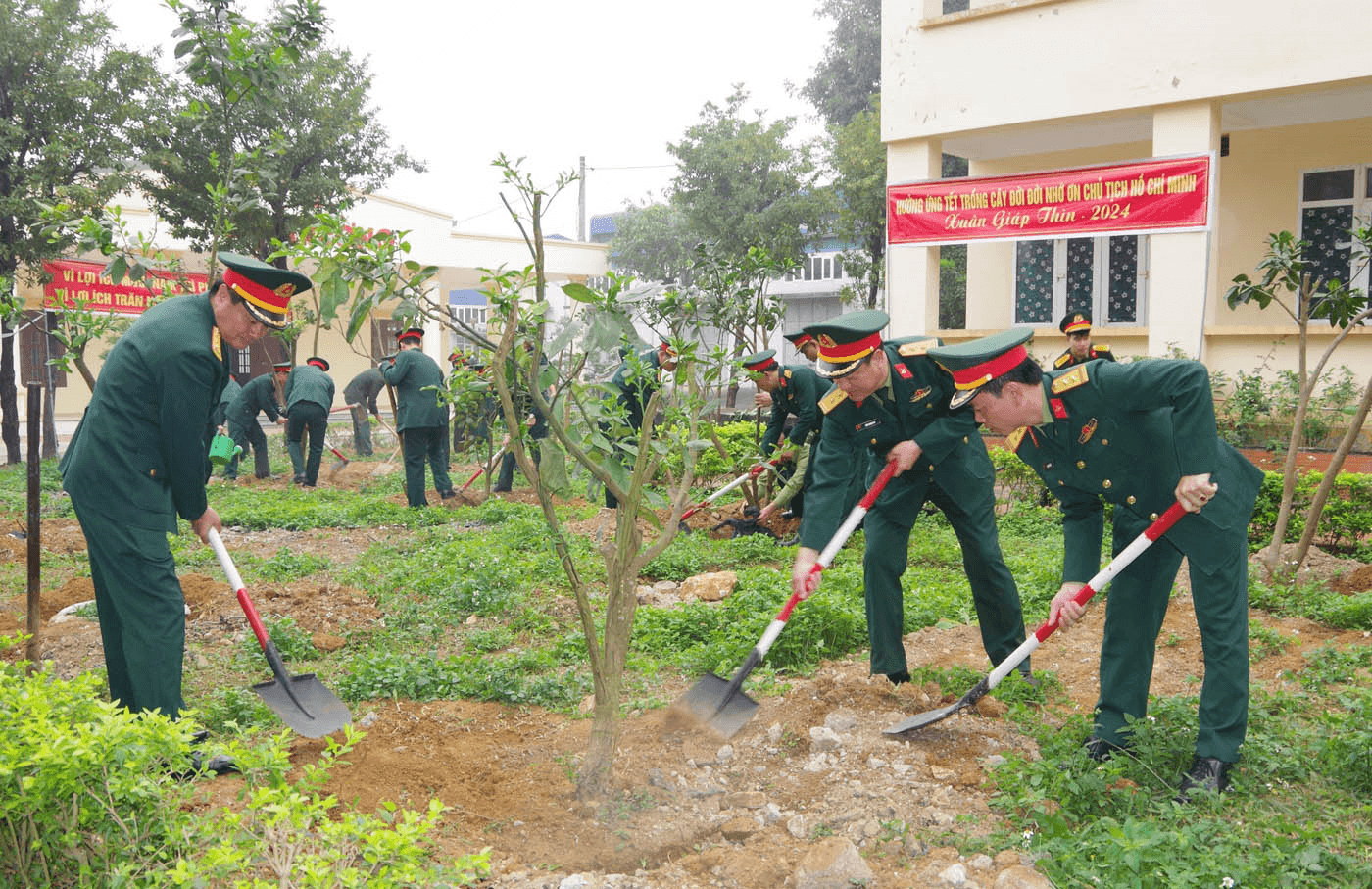 Lữ đoàn 971 phát động "Tết trồng cây đời đời nhớ ơn Bác Hồ"