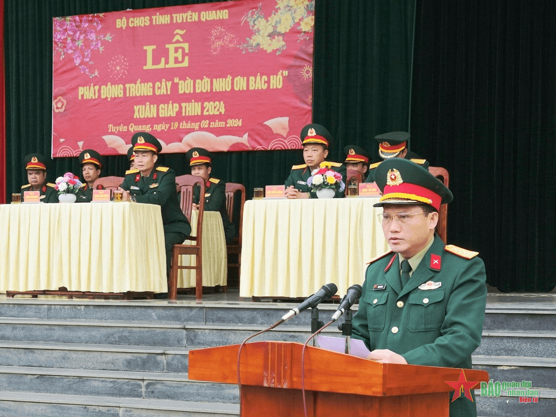 Phát động Tết trồng cây Xuân Giáp Thìn 2024