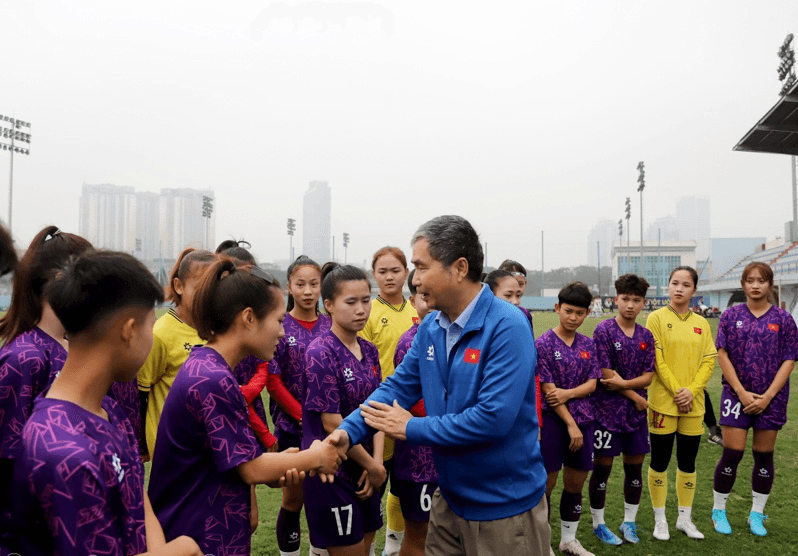 U20 nữ Việt Nam được động viên trước ngày dự giải châu Á