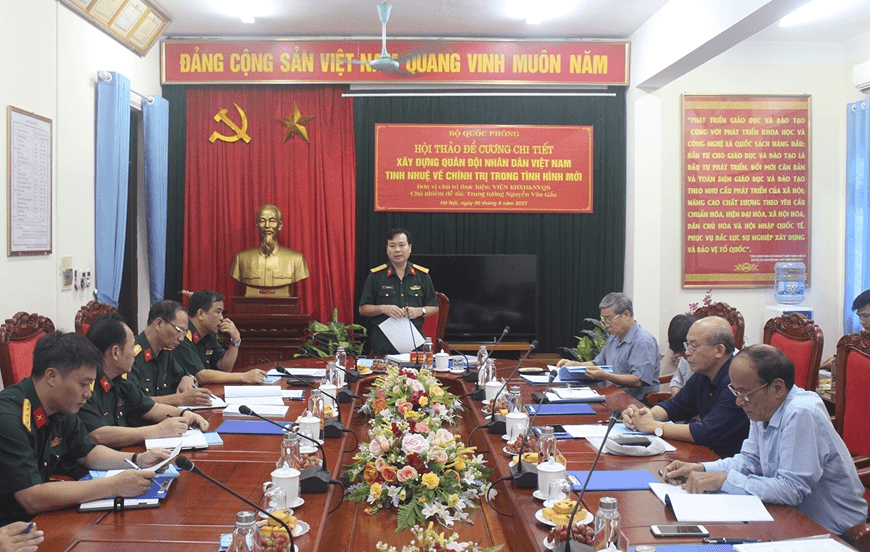 Phong trào Thi đua Quyết thắng tạo động lực nghiên cứu khoa học ở Viện Khoa học xã hội và Nhân văn quân sự