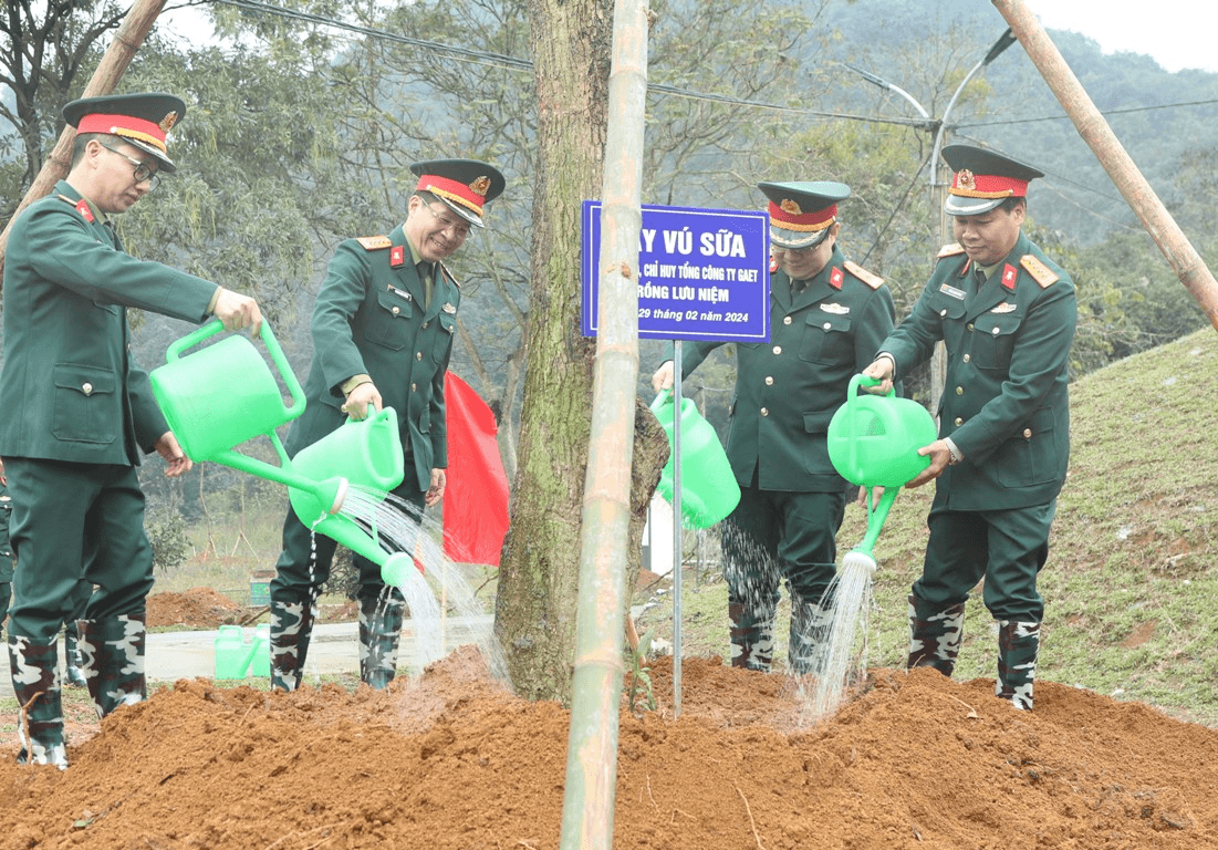 Tổng công ty GAET ra quân hưởng ứng Tết trồng cây năm 2024