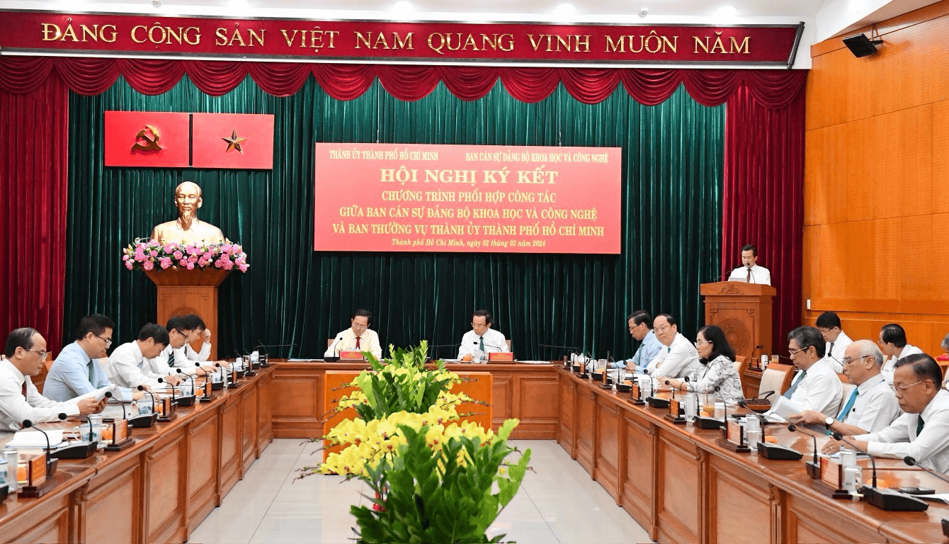 Hợp tác chỉ đạo, điều hành khoa học, công nghệ và đổi mới sáng tạo tại Thành phố Hồ Chí Minh