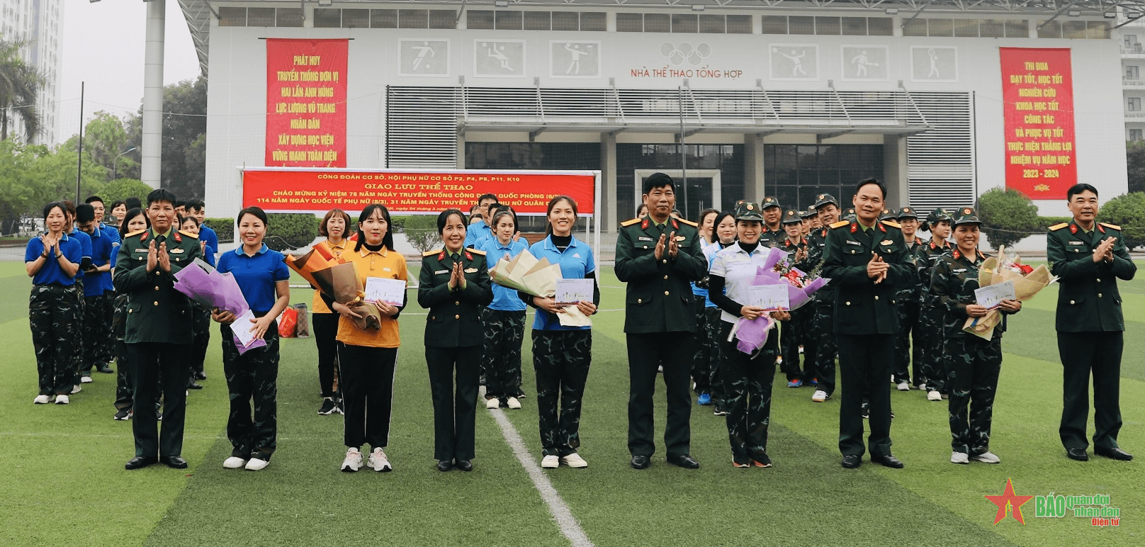 Học viện Chính trị tổ chức các hoạt động mừng ngày truyền thống Công đoàn Quốc phòng, ngày Quốc tế phụ nữ