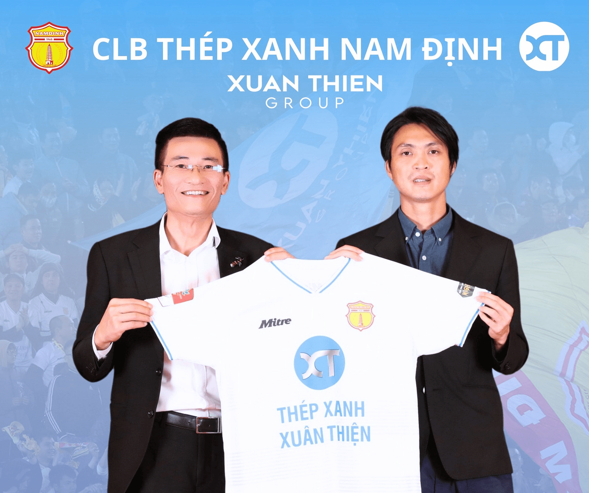 Tiền vệ Tuấn Anh gia nhập câu lạc bộ Thép Xanh Nam Định