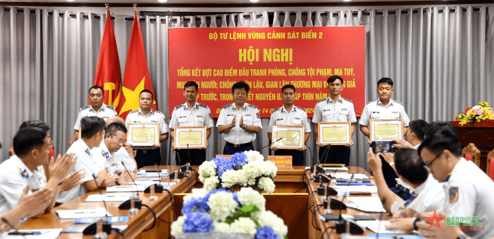 Vùng Cảnh sát biển 2 thực hiện hiệu quả đợt cao điểm đấu tranh phòng, chống tội phạm