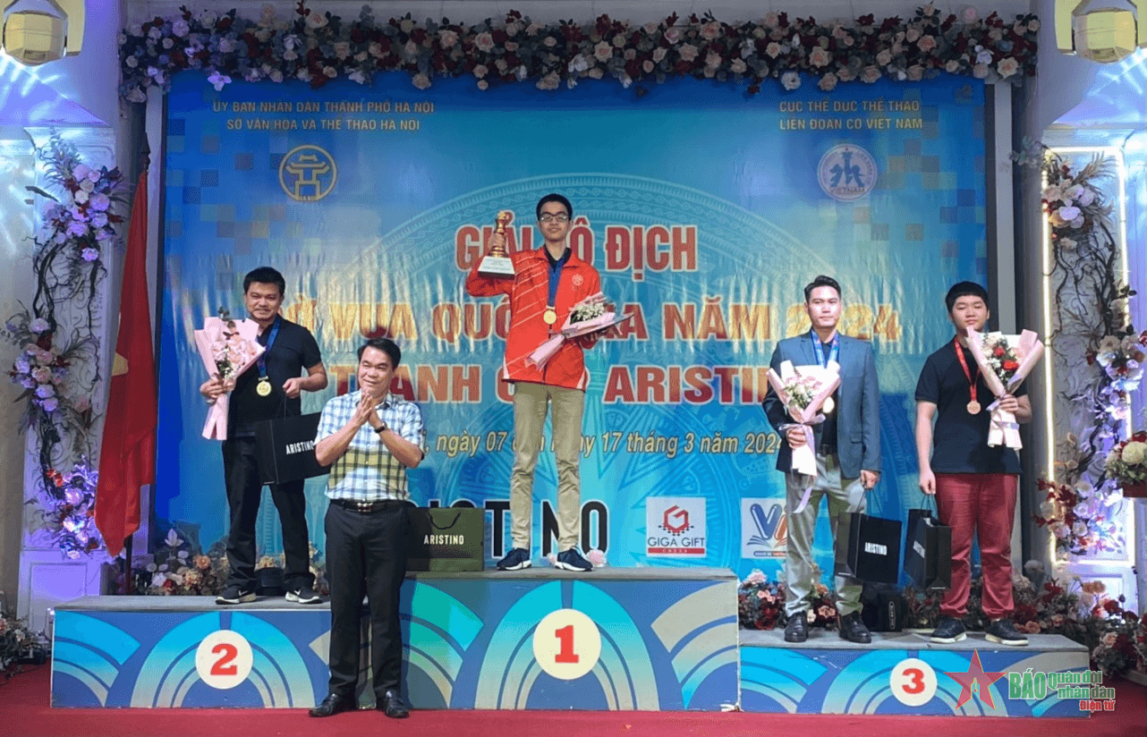 Kỳ thủ 15 tuổi của Hà Nội lên ngôi vô địch Giải cờ vua quốc gia năm 2024