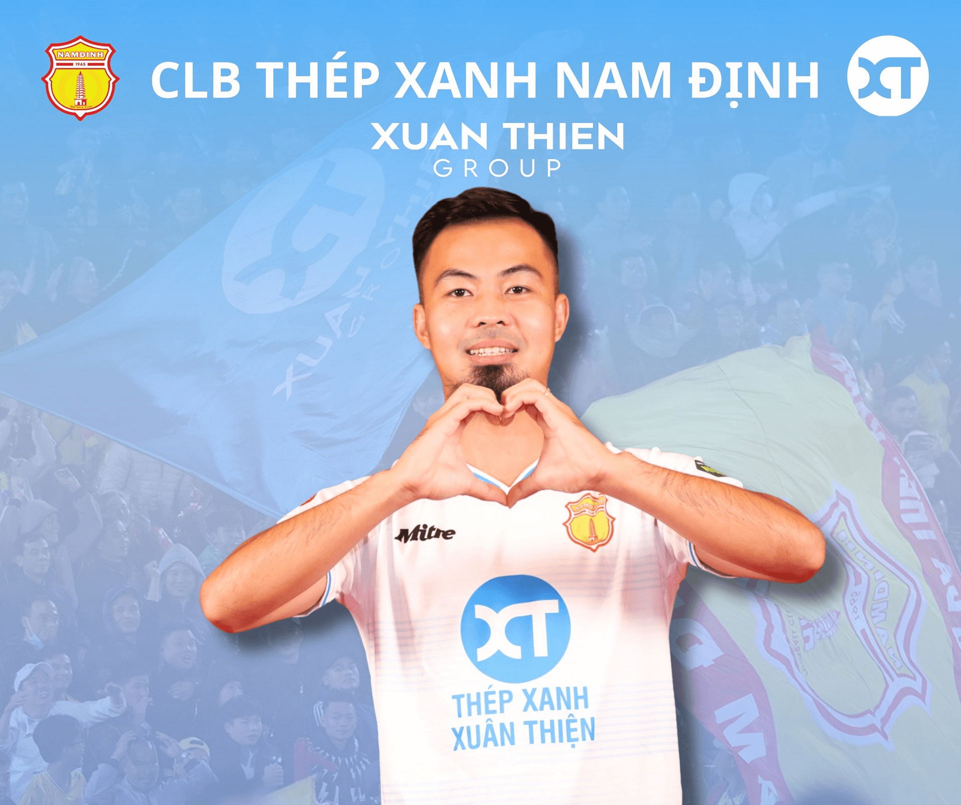 Thép Xanh Nam Định đón tân binh thứ 3
