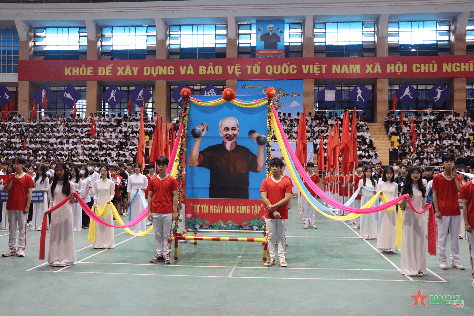 Khai mạc Hội khỏe Phù Đổng tỉnh Điện Biên năm 2024