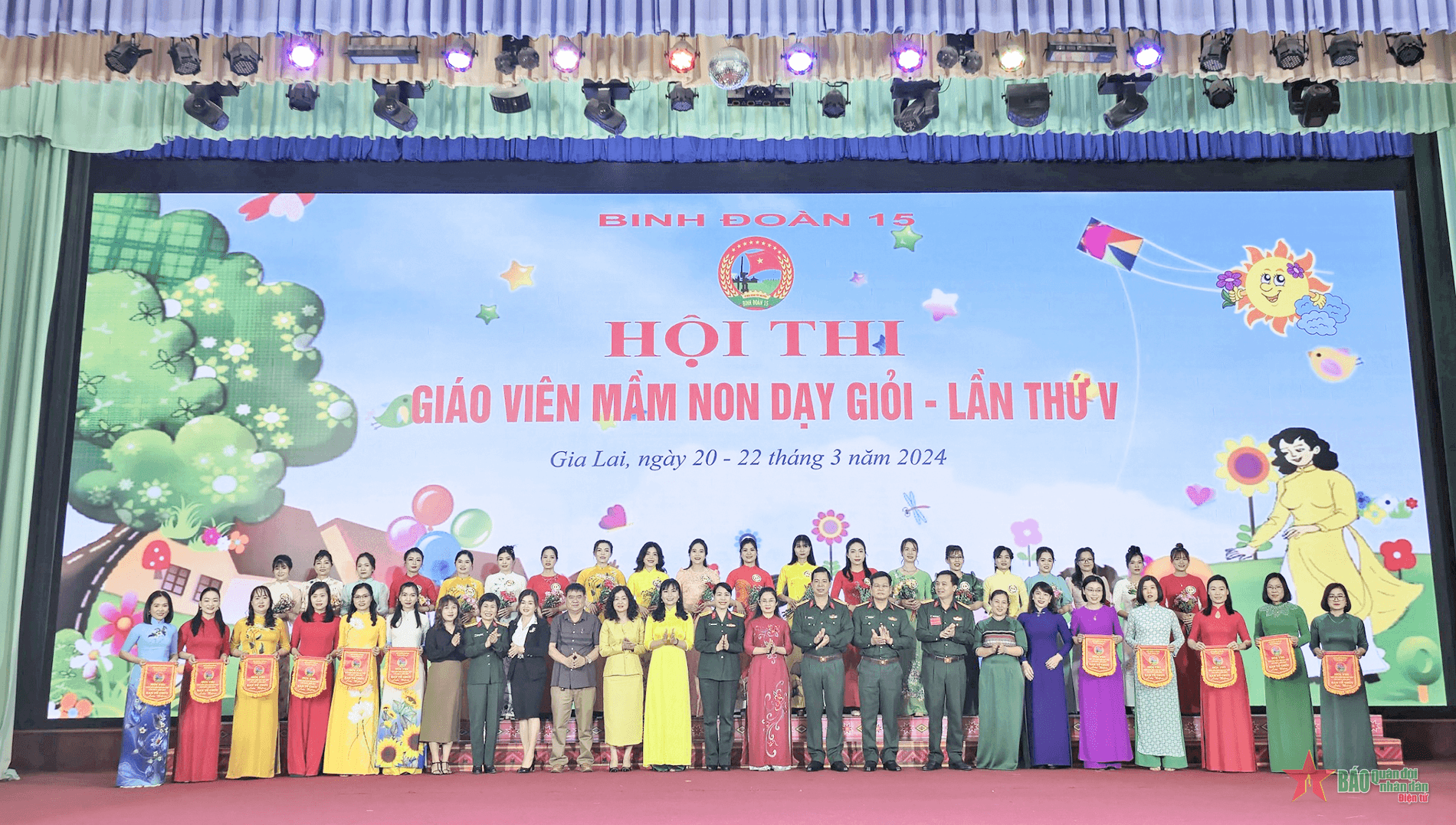 Binh đoàn 15: Khai mạc Hội thi giáo viên mầm non dạy giỏi lần thứ V