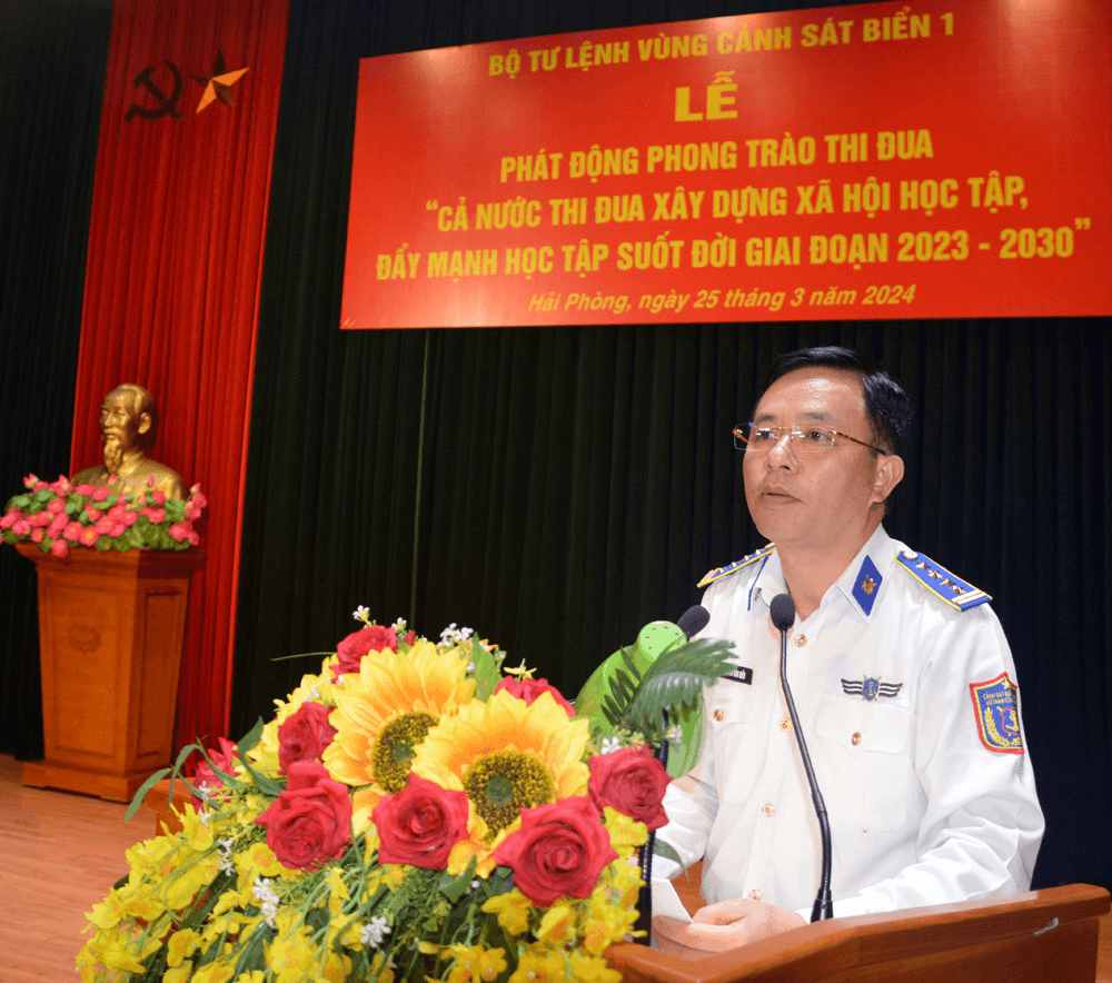 Vùng Cảnh sát biển 1 lan tỏa phong trào thi đua xây dựng xã hội học tập