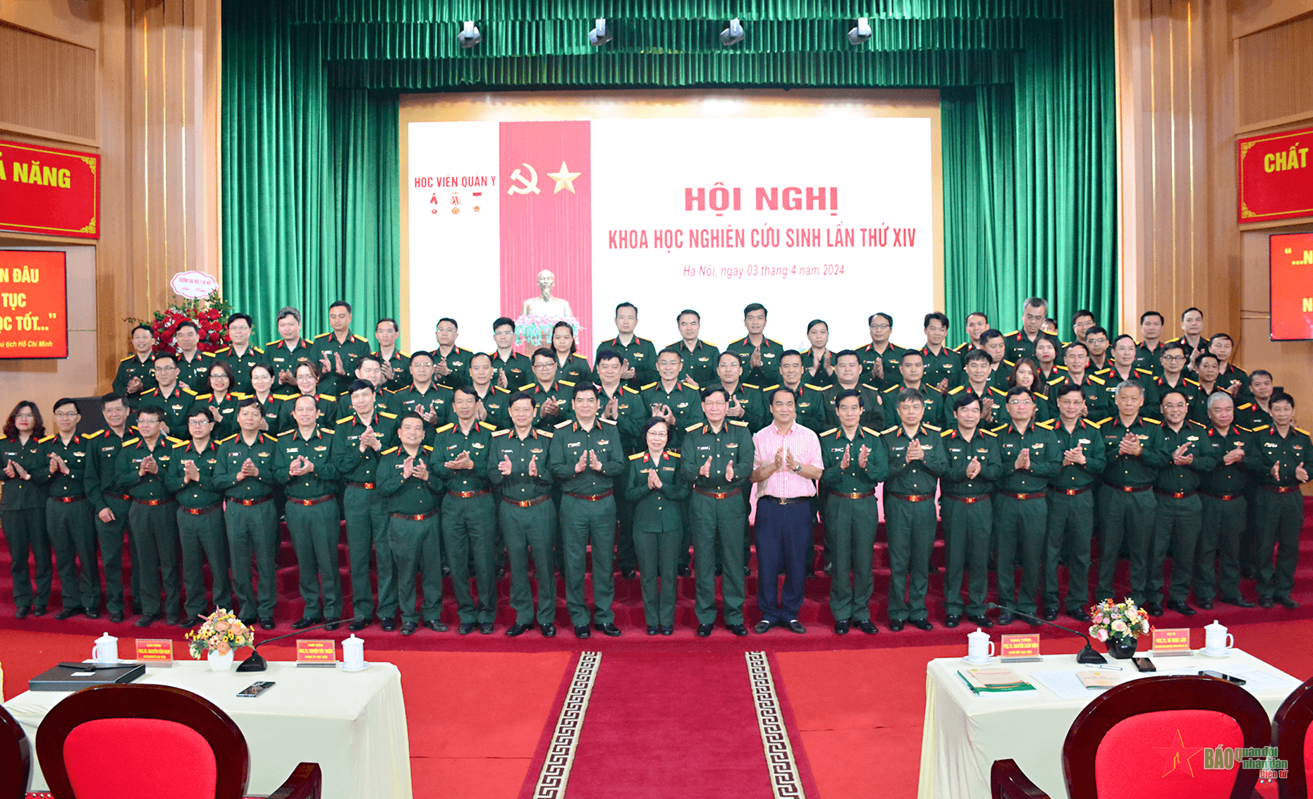 Học viện Quân y tổ chức Hội nghị khoa học nghiên cứu sinh lần thứ XIV