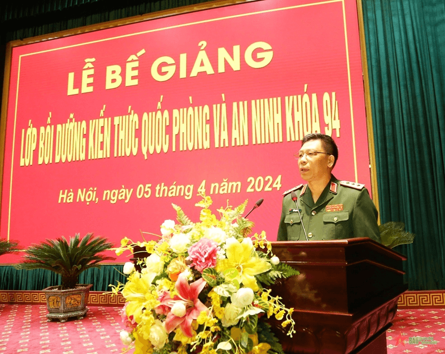 Học viện Quốc phòng bế giảng lớp bồi dưỡng kiến thức quốc phòng và an ninh khóa 94
