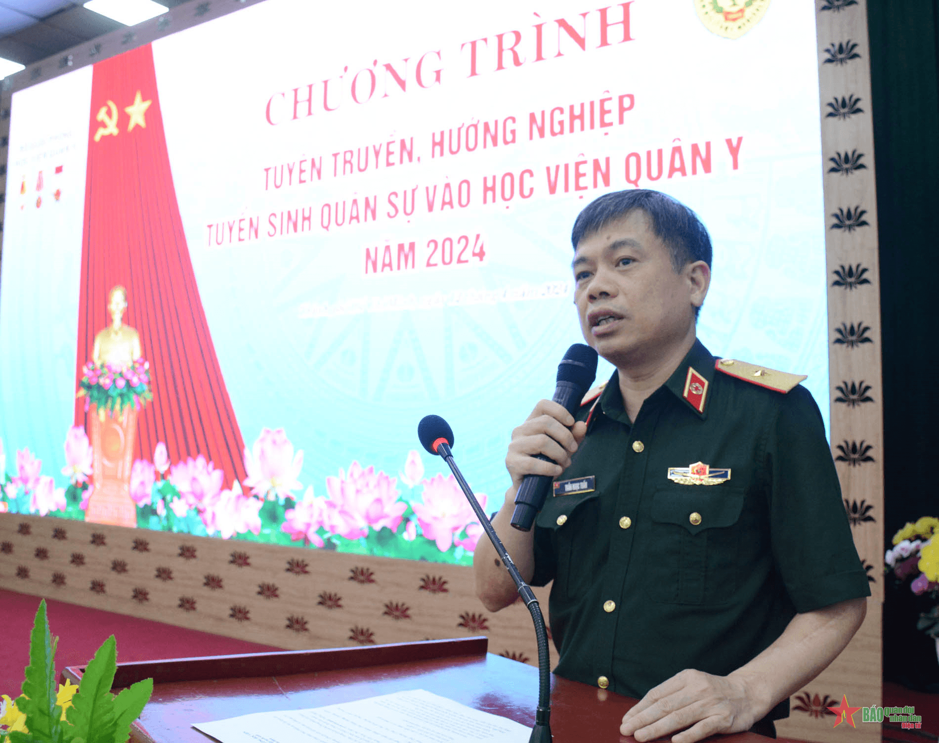 Học viện Quân y tuyên truyền, hướng nghiệp tuyển sinh quân sự