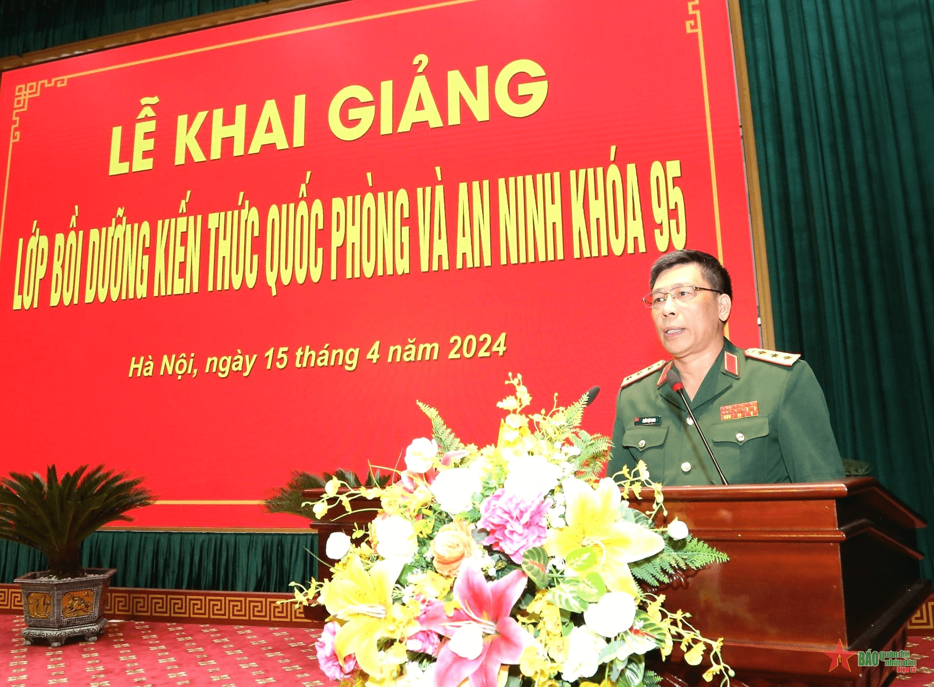 Học viện Quốc phòng khai giảng lớp bồi dưỡng kiến thức quốc phòng, an ninh khóa 95