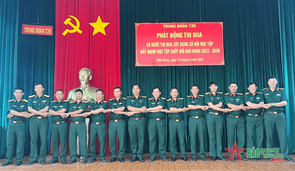 Trung đoàn 726 (Binh đoàn 16): Đẩy mạnh phong trào thi đua học tập suốt đời
