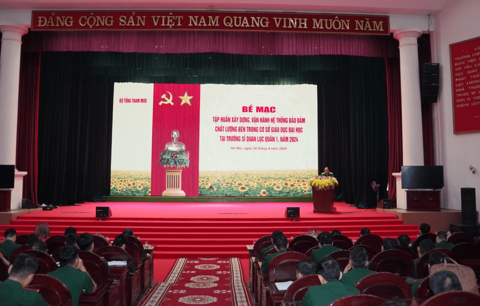 Trường Sĩ quan Lục quân 1: 200 cán bộ, giảng viên tham gia tập huấn nâng cao chất lượng giảng dạy