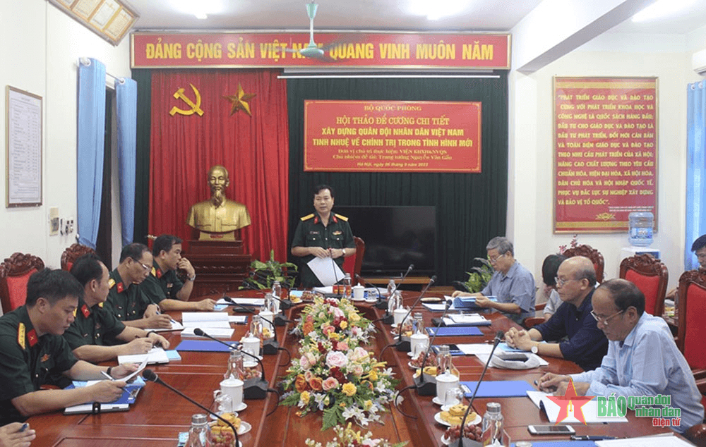 Chủ động nghiên cứu, phát triển lý luận, đáp ứng yêu cầu xây dựng Quân đội về chính trị