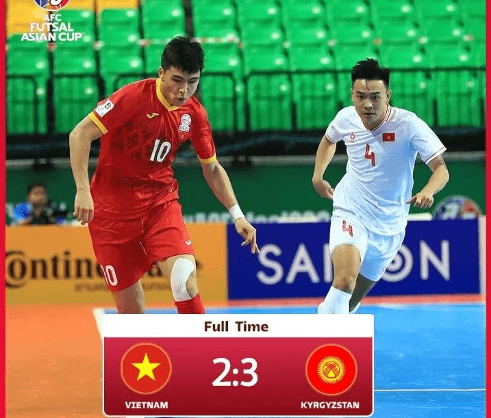 Futsal Việt Nam lỡ hẹn với World Cup