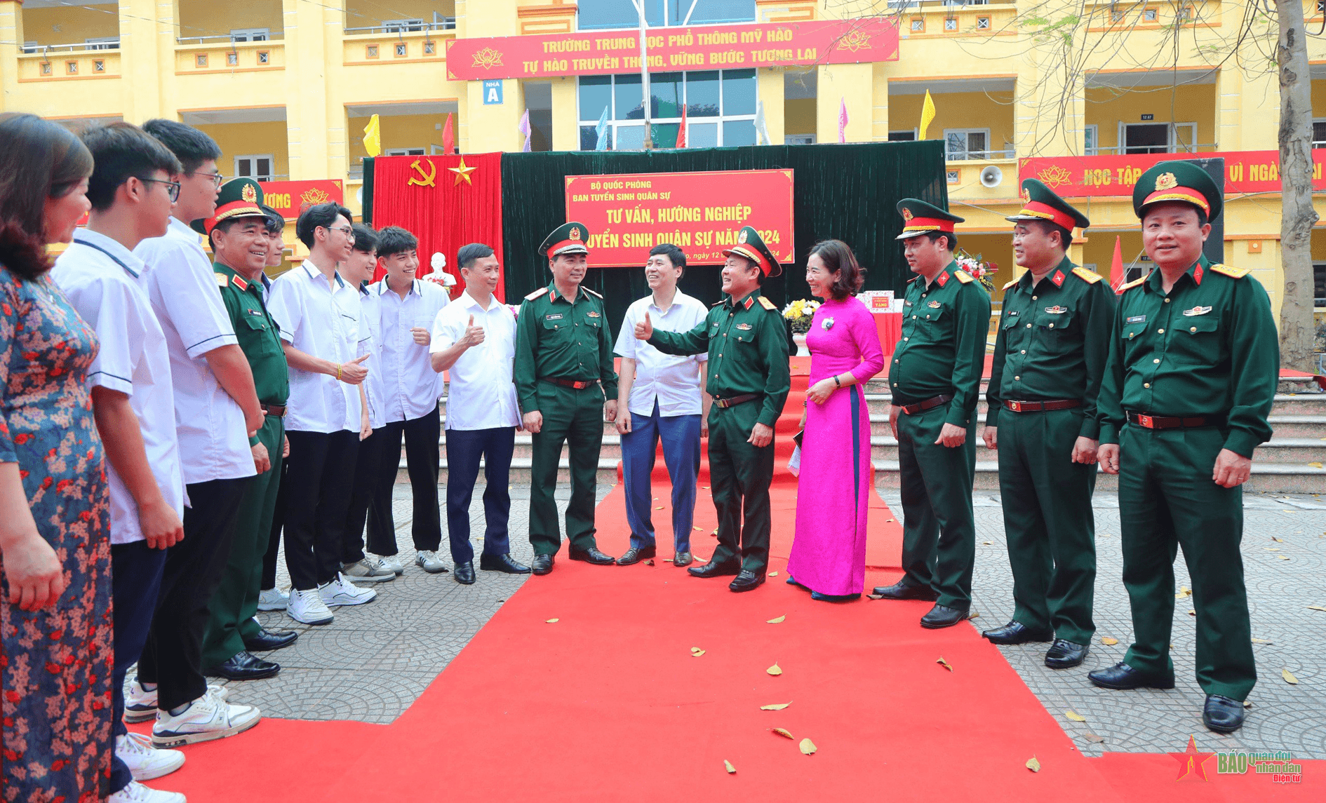 Công tác tuyển sinh quân sự năm 2024: Tăng chỉ tiêu và thêm phương thức xét tuyển