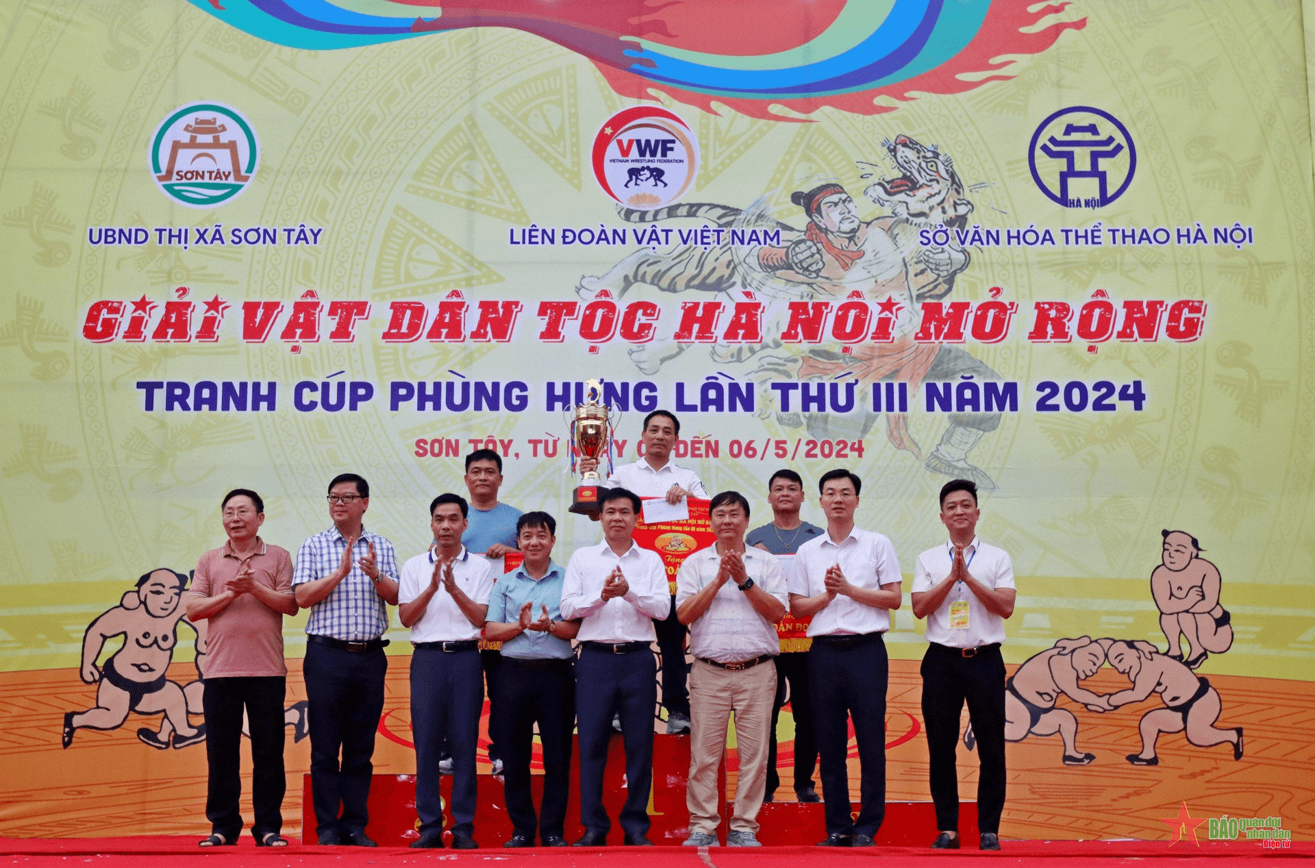 Đoàn Hà Nội vô địch Giải Vật dân tộc Hà Nội tranh cúp Phùng Hưng năm 2024