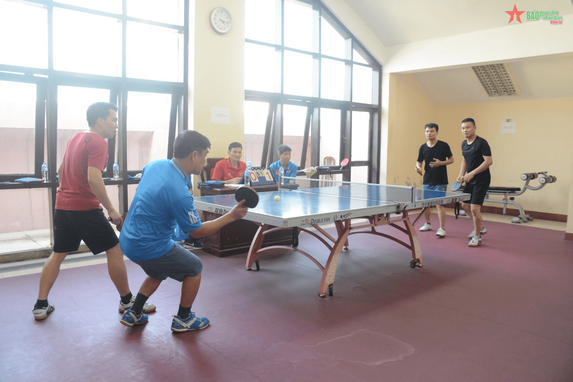 Ba cơ quan thuộc Tổng cục Chính trị Quân đội nhân dân Việt Nam giao lưu thể thao