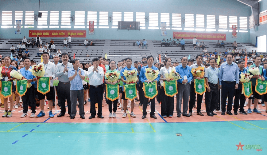 Hơn 470 vận động viên tham gia hội thao Tập đoàn Công nghiệp cao su Việt Nam (khu vực I)