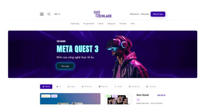 Techlade.vn - trang tin điện tử dành cho các tín đồ công nghệ