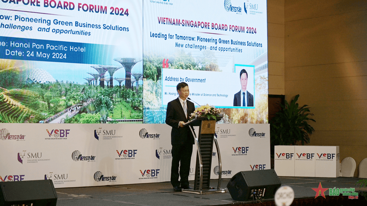 Khai mạc Diễn đàn Quản trị cấp cao Việt Nam - Singapore 2024