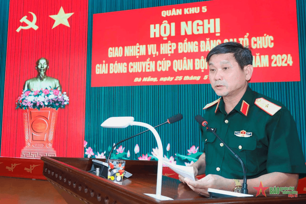 Quân khu 5 giao nhiệm vụ, hiệp đồng đăng cai tổ chức Giải Bóng chuyền Cúp Quân đội mở rộng năm 2024