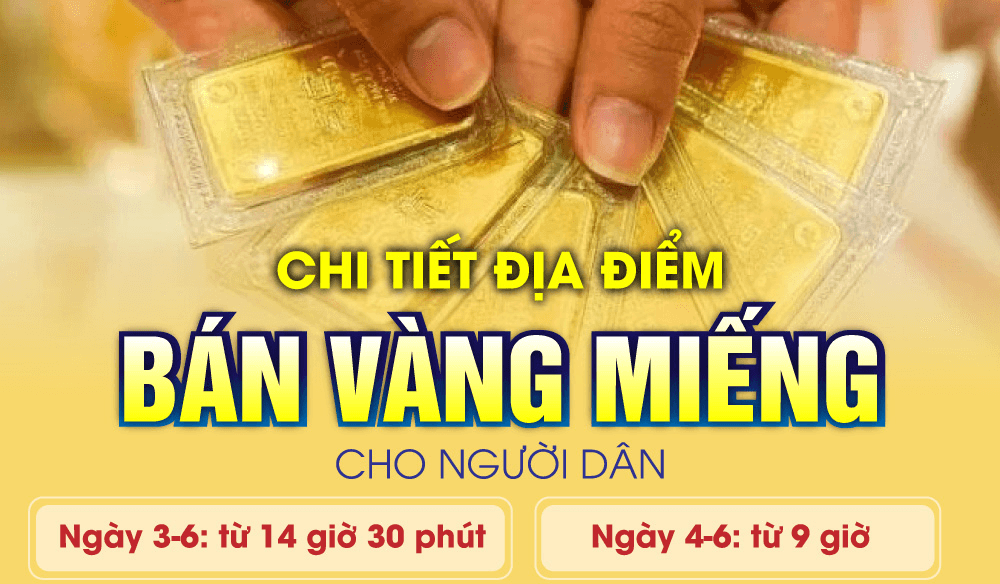 Người dân mua vàng miếng ở đâu?