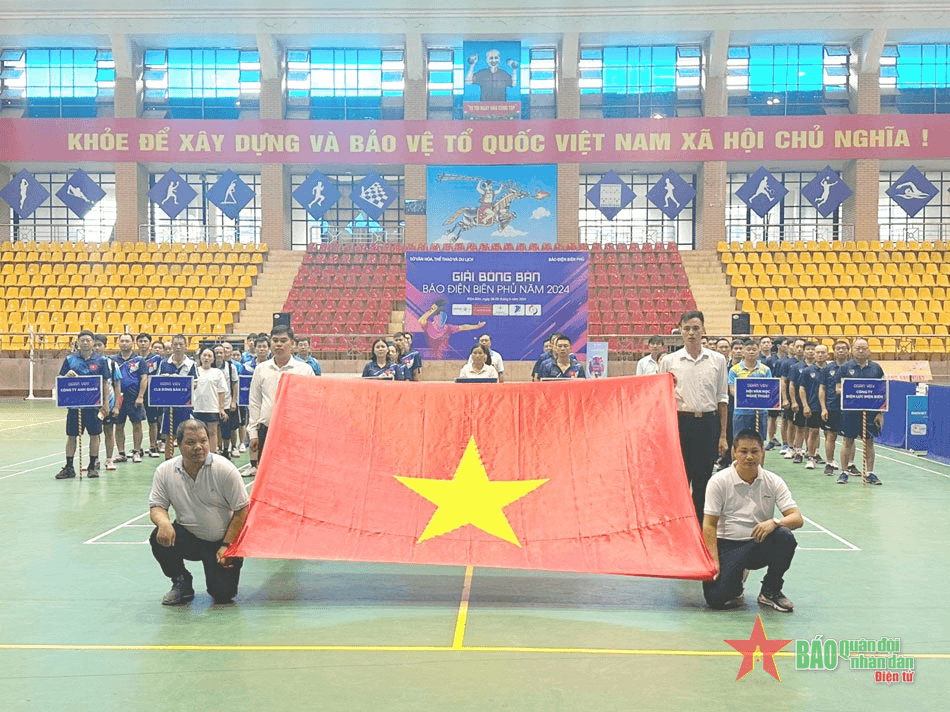 Điện Biên: Khai mạc Giải bóng bàn Báo Điện Biên Phủ năm 2024