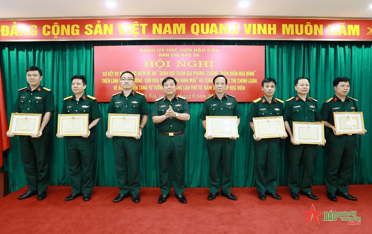 Học viện Hậu cần sơ kết thực hiện Đề án phòng, chống diễn biến hoà bình và tổng kết Cuộc thi chính luận